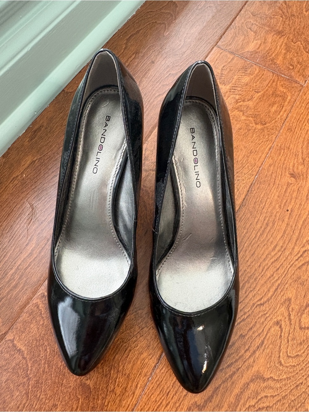 Bandolino Black Pantent Heel | Size 6.5 | EUC